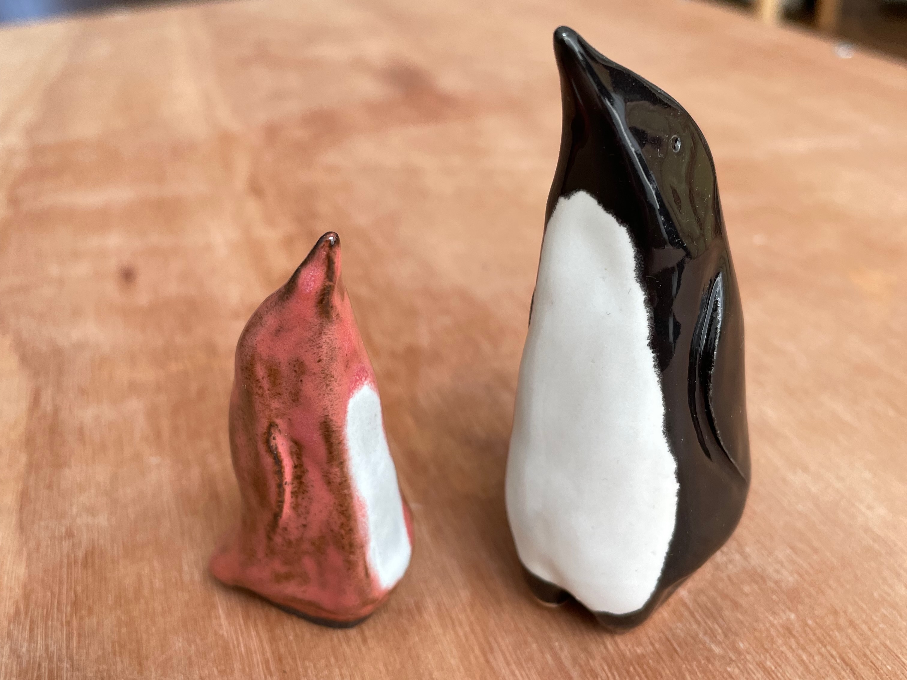 Ceramic penguins